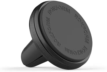 Rokform Magnetic Air Vent Phone Mount – Premium Aluminum Car Vent Clip for Secure Smartphone Accessibility, Effortless Installation & Enhanced Durability – Perfectly Compatible with Rokform Cases for Safer Driving Experience in Cars, Trucks, and Vans (Black)