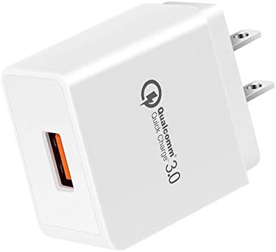 Rapid Charge 3.0 18 W USB Wall Charger – Versatile Fast Charging Adapter for i Phone 12/11 Pro, Galaxy S21/S20, Pixel Series – Universal Compatibility & Enhanced Safety Features for On-the-Go Power Solutions