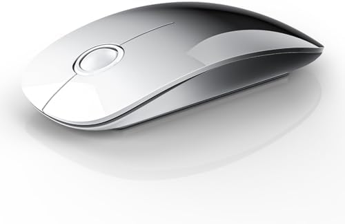 Sleek Purple Wireless Bluetooth Mouse – Effortless Dual Connectivity, 1600 DPI Precision, Whisper-Quiet Clicks, Long Battery Life for Enhanced Productivity and Versatile Device Compatibility