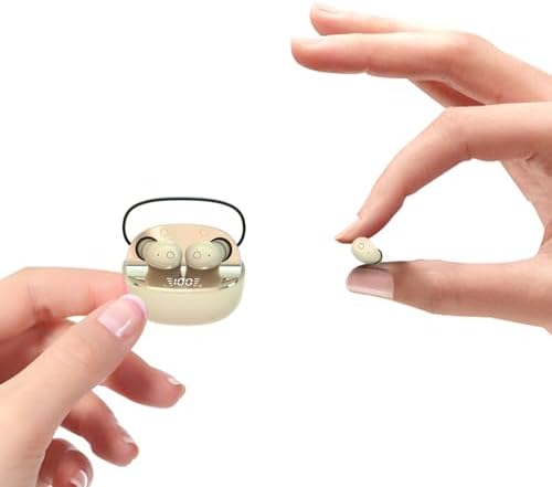 T10 Mini Wireless Bluetooth Earbuds for Small Ears – Ultra-Discreet Design with 24-Hour Battery Life, IPX5 Waterproof Durability, Bluetooth 5.4 Connectivity, and Dynamic Sound – Ergonomic Fit for Active Lifestyles and Unmatched Comfort