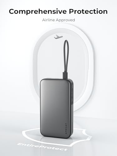 Ultimate 20000 m Ah Power Bank with 100 W PD Fast Charging and Built-in USB-C Cable – Smart Digital Display for Laptops, Tablets & Smartphones – Versatile Compatibility for Mac Book, i Pad, i Phone, Samsung, Steam Deck & More – Stay Charged Anywhere!