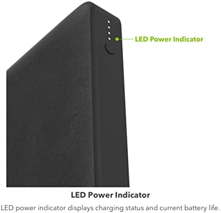 Mophie Powerstation Mini 5,000 m Ah Portable Power Bank – Ultra-Fast 20 W USB-C PD Charger for Rapid Device Recharging, Compact Pocket-Sized Design with LED Battery Indicator, Includes USB-C Cable for Instant Connectivity, Essential Travel Accessory for On-the-Go Smartphone Power