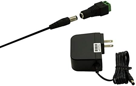 12 V 5 A UL Listed Power Supply with 4-Way Splitter Pigtail Cable – Ultimate Adapter for CCTV Surveillance and LED Lighting Solutions – Reliable Performance & Enhanced Device Compatibility for Security Systems