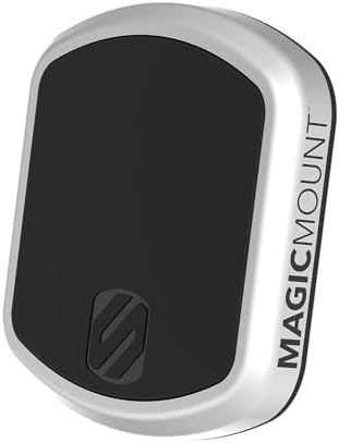 Scosche Magic Mount Pro MPD2 PK-UB: Advanced Magnetic Car Phone Holder for i Phone & Android – 360° Adjustable Hands-Free Driving Solution – Secure & Stable 2-Pack for Ultimate Convenience – Universal Compatibility for All Devices