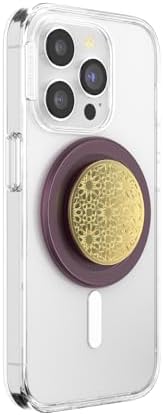 Mag Safe Pop Grip: Stylish Magnetic Phone Stand with Customizable Enamel Mosaic Design – Secure Grip, Hands-Free Kickstand, and Wireless Charging Compatible Accessory for Enhanced Mobile Experience