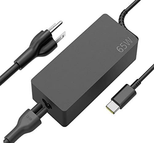 Universal 65 W USB-C Laptop Charger – Fast Charging Power Adapter Compatible with Lenovo, Dell, HP, Acer, Asus, Samsung, Google Chromebooks – Versatile Power Supply for All Your Devices