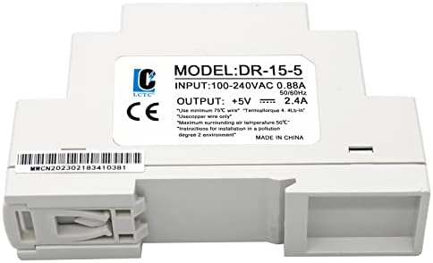 Compact 15 W Din Rail Switching Power Supply Adapter – Efficient 5 V DC Converter for Seamless Device Compatibility and Enhanced Safety Features in Power Accessories