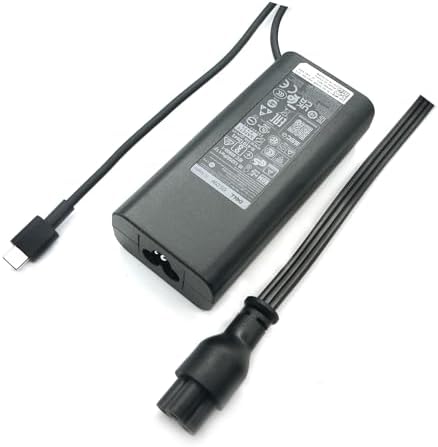 Dell 65 W USB-C Laptop Charger for Latitude 3430/3440/3450 – Genuine Original Power Adapter with 3 FT Cord, High-Speed Charging, Versatile Compatibility, Model HKA65 NM200, Enhanced Performance for Optimal Device Efficiency