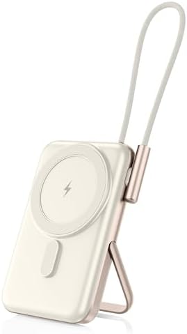 Mag Safe Portable Charger by EKR – 10,000 m Ah Fast Charging Power Bank with PD 20 W, Magnetic Attachment & Zinc Alloy Stand – Ultimate Wireless Charging Solution for i Phone 16/15/14/13/12 Series & Samsung Devices – Reliable, Compact, and Stylish Power Supply for On-the-Go Users