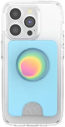 Transform Your Mobile Experience with the Butterfly Pea Blue Pop Sockets Phone Wallet – Stylish Grip, Mag Safe Integration, and Wireless Charging Ready Card Holder for Ultimate Convenience on the Go