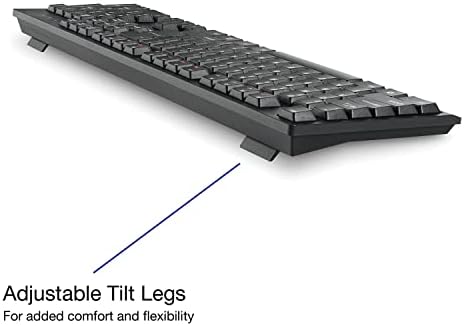 Elevate Your Typing Experience with the Verbatim Slimline Wireless Keyboard – 2.4 GHz Plug-and-Play Full-Size Design with Adjustable Tilt Legs and Numeric Keypad for Ultimate Comfort and Productivity – Perfectly Compatible with PC and Laptop in Sleek Black Finish – Eco-Friendly Frustration-Free Packaging