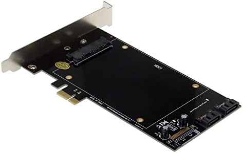 Upgrade Your PC’s Performance with the SEDNA PCIe Dual 2.5-Inch SSD/HDD Adapter – Seamless Storage Expansion with Built-In Power Circuit and Space-Saving Design for Gamers and Content Creators