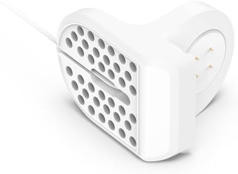 Elegant White Charging Dock for Google Pixel Watch 3/2 – Effortless Cable Management for a Neat Nightstand – Sturdy Silicone Base for Ultimate Stability – Rapid Type-C Charging for Hassle-Free Overnight Power – Perfect Addition for an Organized Lifestyle and Enhanced Smartwatch Accessibility