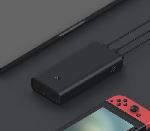 Xiaomi MI 50 W Power Bank 20000 m Ah – Ultra-Fast Charging, USB-C & Dual USB-A Ports for Simultaneous Device Charging, Sleek Black Design for Travelers & Professionals, Compact Power Solution for On-the-Go Connectivity