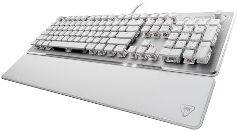 Experience Unmatched Gaming Precision with Turtle Beach Vulcan TKL Tenkeyless Mechanical Keyboard – Linear Titan Switch, Customizable AIMO RGB Lighting, Durable Aluminum Build, and Portable USB-C Connectivity for Ultimate Performance and Style