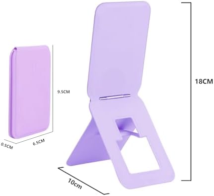 for Magsafe Phone Stand for iPhone 16-12, Black, Magnetic Foldable Tripod with Angle Adjustment – Enhanced Compatibility and Speed