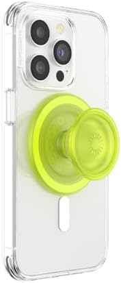 Mag Safe-Compatible Glitter Pop Socket Phone Grip & Stand – Stylish Clear Kickstand for Secure Wireless Charging and Effortless Media Viewing, Essential Cute Accessory for Enhanced Mobile Experience