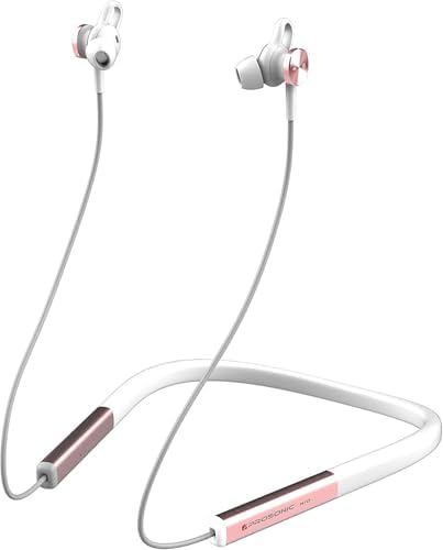 Prosonic Wireless Neckband Headphones – Premium HD Stereo Sound with 12 mm Drivers, 12-Hour Playtime, IPX5 Waterproof Rating, Ergonomic Sport Design for Active Lifestyles, Bluetooth 5.0 Connectivity for Seamless Audio Experience – Perfect for Fitness Enthusiasts and Music Lovers