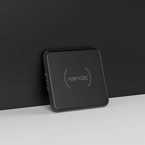 Modula5 Wireless Charging Pod for Smartwatches – RX-MP02 B | Rapid Qi-Enabled Charger for Apple Watch & Multi-Device Compatibility | Sleek, Portable Design with LED Indicators for Effortless Charging Experience