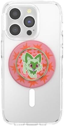 Mag Safe-Compatible Pop Socket Phone Grip Featuring Sleepy Bulbasaur – Secure Hands-Free Kickstand with Wireless Charging Support – Ideal Pokémon Accessory for Enhanced Device Handling and Viewing Experience