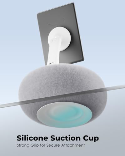 Viozon Phone Holder for Bed, Magnetic Pillow Stand, Compatible with 4-7″ Phone/Kindle with Small Storage, Removable Suction Base for Stability, Idea for Kindle Reading and Video Watching On Bed,Grey – Enhanced Compatibility and Speed