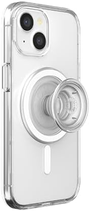 Transparent Mag Safe-Compatible Phone Grip Case for i Phone 15 Pro Max – Superior Drop Protection and Effortless Wireless Charging – Elevate Your Style with Enhanced Handling and Sleek Design
