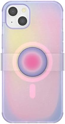 Pop Sockets i Phone 14 Pro Case with Integrated Slidable Grip & Kickstand – Pink Opalescent – Ultimate Wireless Charging Compatibility, 10 ft Drop Protection, and Easy Mag Safe Integration for Enhanced Mobile Experience