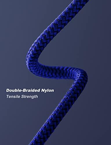 Experience Unmatched Charging Efficiency with the ohbox USB-C to Lightning Cable 3 FT – 3 Pack Fast Charging Braided Cords for i Phone 14/13/12/11 and i Pad – Ultimate Durability and Compatibility for Your Devices