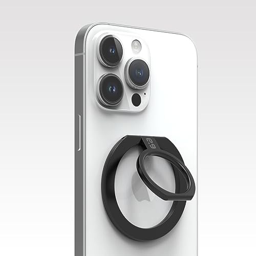 Magnetic Phone Grip Ring Stand for i Phone 16 Series – Premium Gold Kickstand Holder for Mag Safe Compatibility – Effortless Attachment for Hands-Free Streaming & Meetings – Versatile Design with Metal Stickers for Non-Mag Safe Phones – Lifetime Warranty & 30-Day Money Back Guarantee