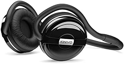 Kinivo BTH240 Wireless Bluetooth Headphones – Premium Foldable On-Ear Headset with Built-in Microphone for Effortless Hands-Free Calling, Extended Battery Life, and Travel Bag for Ultimate Audio Freedom – Ideal for Music Aficionados and Audio Professionals