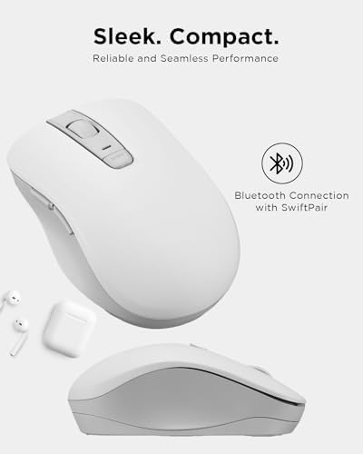 Lenovo WL150 Wireless Mouse – Ergonomic Ambidextrous Design with 1,000 DPI Precision for Ultimate Comfort and Efficiency – 2.4 G Nano USB-A Receiver for Uninterrupted Connectivity – Compact, Portable, and Ideal for Travel, Perfect for Both Home and Office Use