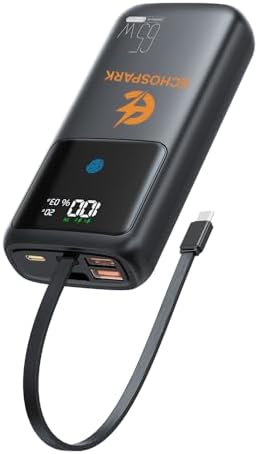 High-Capacity 20000 m Ah Power Bank with 65 W Fast Charging – Universal USB-C Portable Charger for Steam Deck, i Phone 16/15/14, Mac Book Pro, i Pad Pro, Samsung S24, ROG Ally (X) – Lightweight & Durable External Battery Pack with PD3.0 for Rapid Device Charging