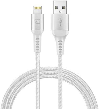 LAX MFi Certified Lightning Cable for i Phone & i Pad – 6 ft Durable Braided USB Cord with Fast Charging Capability for Enhanced Performance and Compatibility Across All Devices