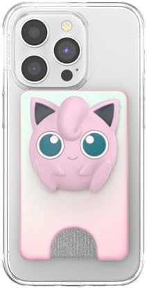 Jiggly Puff Pop Sockets Phone Wallet: Innovative Expanding Grip & Stylish Card Holder for Effortless Smartphone Utility, Perfect for Active Lifestyles, Wireless Charging Friendly, Durable & Eye-Catching Design