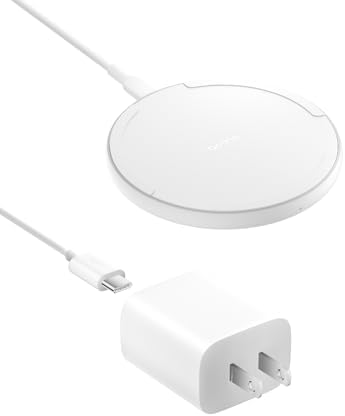 Belkin 15 W Qi Wireless Charging Pad – Fast, Efficient Charging for i Phone 16/15/14/13, Samsung Galaxy S25/S24, and Google Pixel – Eco-Friendly Design with Power Supply & Cable – Safe Charging with Case Compatibility – Perfect for Home or Travel – 2-Year Warranty Included