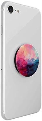 Vibrant Mag Safe Rainbow Glass Pop Socket Grip & Stand – Secure Hands-Free Kickstand for Effortless Wireless Charging and Enhanced Smartphone Functionality