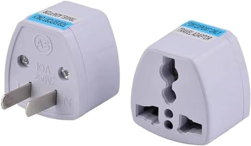 ANRANK 8-Pack Universal Travel Power Adapter Set – Seamlessly Convert UK, EU, and AU Plugs to US Standards for Swift Charging Anywhere You Go