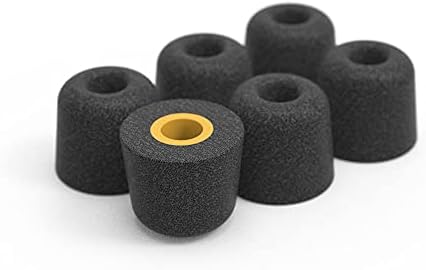 Flare Audio Premium Memory Foam Earbud Tips – Universal Noise-Isolating Replacement Tips for Flares Jet & Ear HD – Medium Size, 3 Pairs for Enhanced Comfort and Sound Quality – Hypoallergenic Foam for Secure Fit and Immersive Listening Experience