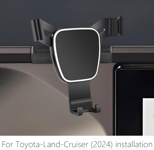 Toyota Land Cruiser 2024-2025 Custom Fit Car Phone Holder – Premium Navigation Bracket for Ultimate Hands-Free Driving Experience – Sleek 360-Degree Rotating Design with Effortless Tool-Free Installation for Enhanced Mobile Accessibility