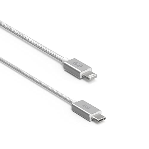 Pure Gear 6 FT Braided USB C to Lightning Cable – Apple MFi Certified, Fast Charging & Data Sync for i Phone 14, 14 Pro, 14 Pro Max, 12, 11, XS, XR, X, SE & i Pad – Durable Tangle-Free Design for Enhanced Connectivity and Speed