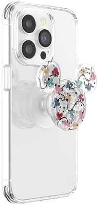 Disney Classic Mouse Pop Sockets Phone Grip with Versatile Kickstand – Ultimate Anti-Drop Phone Holder for One-Handed Use and Easy Style Switchability – Compatible with i Phone, Samsung, and Most Cases – Ideal for Wireless Charging and Everyday Convenience