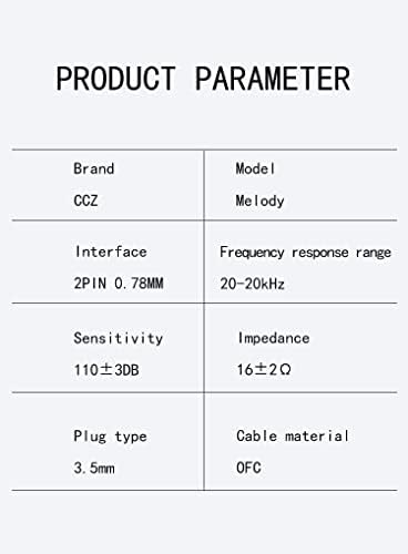 Experience Unmatched Audio Clarity with keephifi CCZ Melody Dual Driver In-Ear Monitor Headphones – Lightweight Wired Earbuds Featuring 1 BA + 1 DD Hybrid Technology, Detachable 2-Pin Cable, and Enhanced Compatibility for Superior Sound Quality in Cyan (with Mic)