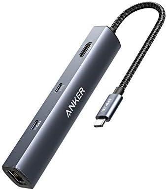 Anker 6-in-1 USB C Hub: Ultimate Connectivity Solution with 65 W Power Delivery, 4 K HDMI, and 1 Gbps Ethernet for Seamless Mac Book Air, i Pad Pro, and XPS Integration – Enhance Your Work and Play Experience!
