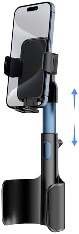 Innovative Adjustable Aluminum Car Cup Phone Holder Mount – Universal Smartphone Stand for 4.0-7.0 Inch Devices | Enhance Driving Safety with Custom Height & Angle Adjustments | Effortlessly Fits in Trucks, SUVs & Cars | Perfect for i Phone, Samsung & More