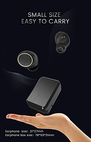 Advanced Bluetooth 5.0 Wireless Earbuds with Noise Cancelling – Hi-Fi In-Ear TWS Headphones Featuring 5000 m Ah Smart LED Charging Case, Auto Pairing, Touch Control, Dual Mic, and IPX7 Waterproof Design for Ultimate Comfort and 30-Hour Battery Life