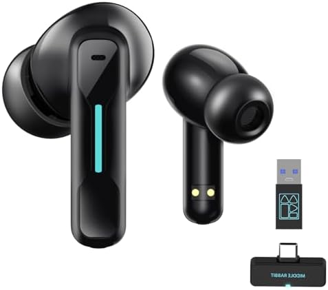 SW4 USB Wireless Earbuds for PC & Laptop – Ultra-Low Latency Bluetooth Headphones with Integrated Microphone for Crystal-Clear Calls, Ergonomically Designed for All-Day Comfort, Modern White Finish for Stylish Tech Accessories – Ideal for Multitasking and Professional Video Conferencing