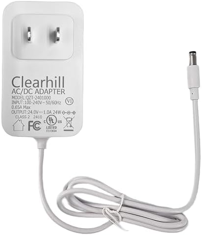 Versatile 24 V 2.5 A 60 W Wall-Mounted Power Supply Adapter for LED Strip Lights, Routers, Cameras – Durable 1.2 m Cable with DC 5.5 x 2.1 mm Connector for Enhanced Device Versatility and Efficiency – Optimize Your Power Management System Today!