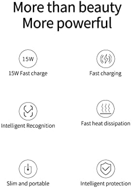 Tron TR2 Qi Wireless Charger – Ultra-Fast Charging Pad for i Phone & Samsung Galaxy – Sleek Modern Black Design for Effortless Power-Up – Enhanced Device Compatibility & Safety Features for Home, Office, or Travel – Premium Quality Charging Solution for Today’s Lifestyle