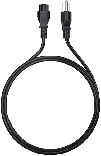 3-Foot 3-Prong Laptop Power Cord – Universal C5 to NEMA 5-15 P Adapter for HP, Dell, Lenovo, Asus, and More – High-Quality UL Certified AC Wall Plug Cable for Fast Charging and Reliable Performance – Perfect for Travel and Home Use