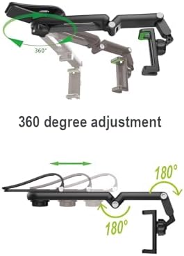 Revolutionize Your Driving with the Ivieicip 360-Degree Rotatable Rearview Mirror Smartphone Holder – Universal Fit for Safe Navigation and Effortless Hands-Free Communication, Perfect for All Smartphone Models